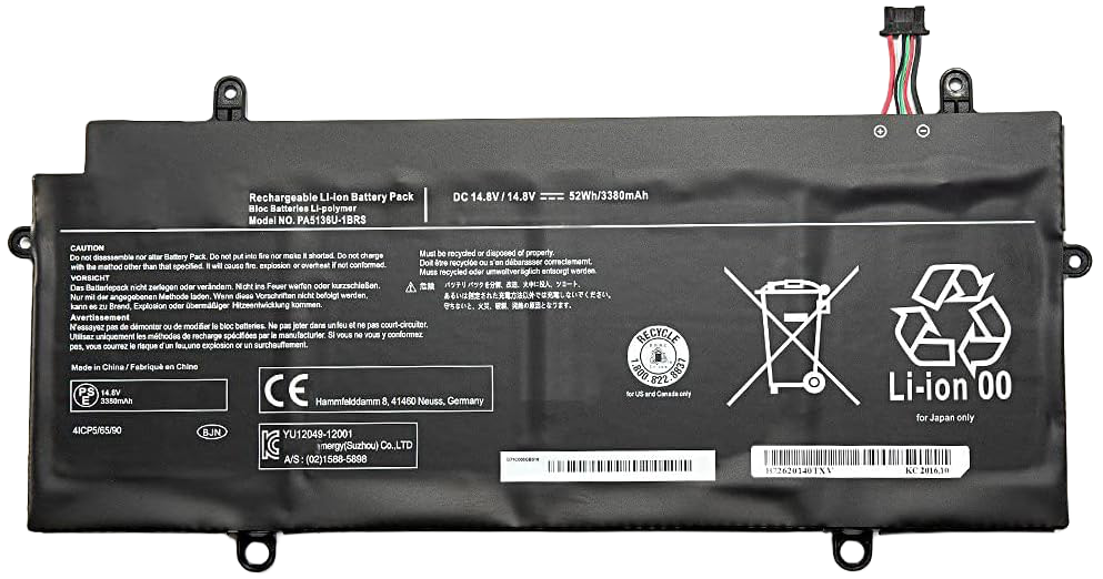 Zoom Laptop Battery PA5136 Toshiba Portege Z30 - 1