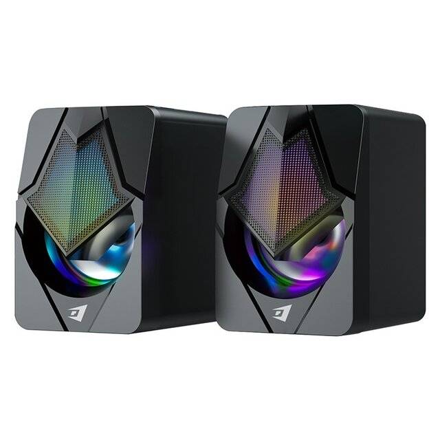 Jertech S8 Wireless Speaker 2.0 Channel 6W RGB USB 2.0 3.5mm White - 1
