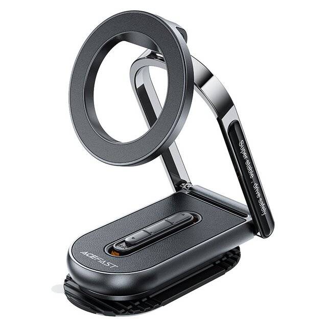 AceFast D54 Car Phone Holder Magnetic Mount 360 Rotation Dashboard Black - 1