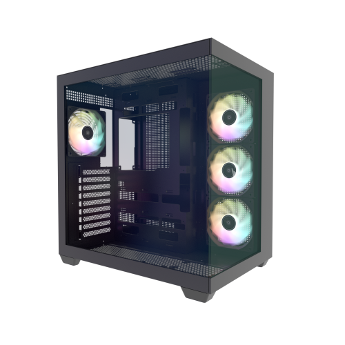 Galax HOF Allsynq ATX Case Black - 1