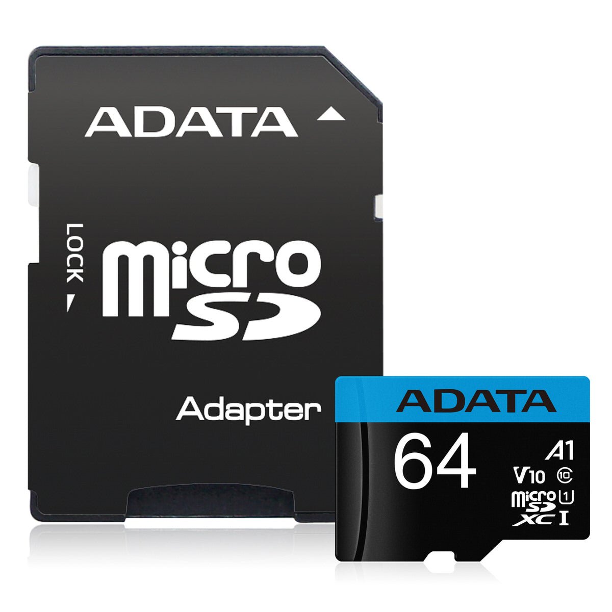 ذاكرة ADATA Premier microSDXC 64GB UHS-I V10 A1 100MB/s - 1