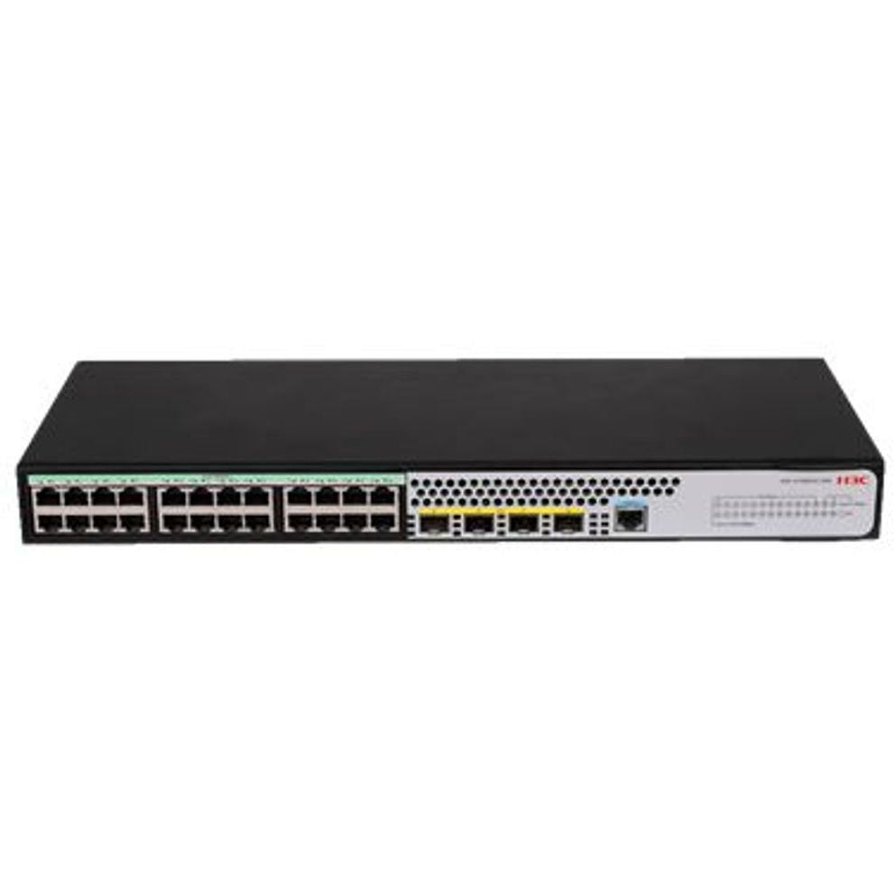 H3C S1850V2-28X-HPWR 24-Port 1GbE Switch L2 PoE - 1