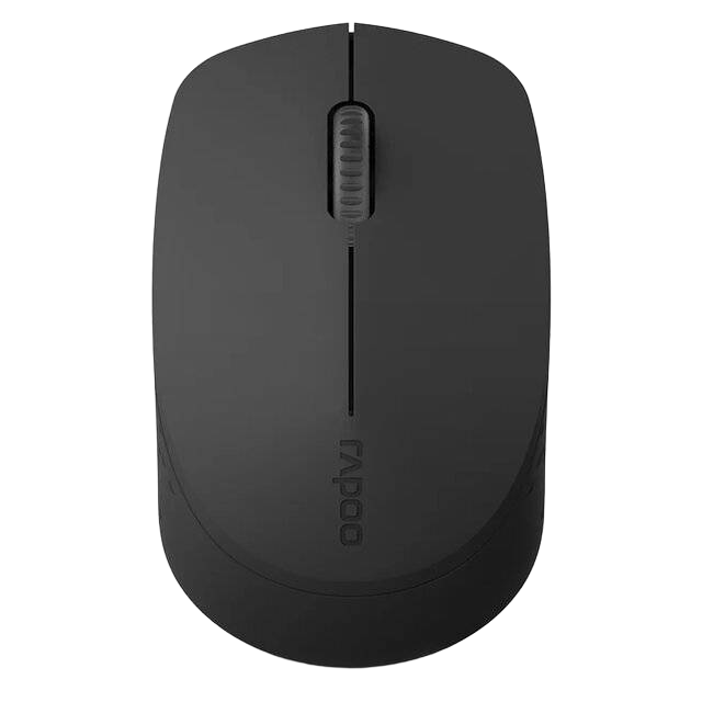 Rapoo M100G Multi-Mode Wireless Silent Mouse - Black - 1