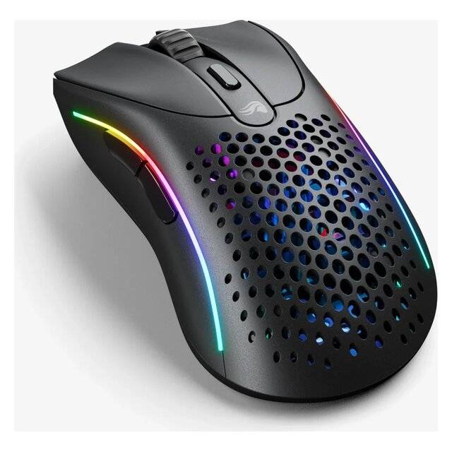 ماوس Glorious Model D 2 26000 DPI لاسلكي RGB أبيض - 1
