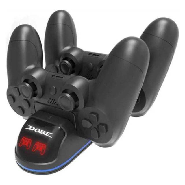 Dobe PS4 Slim Charging and Cooling Stand USB Black - 1