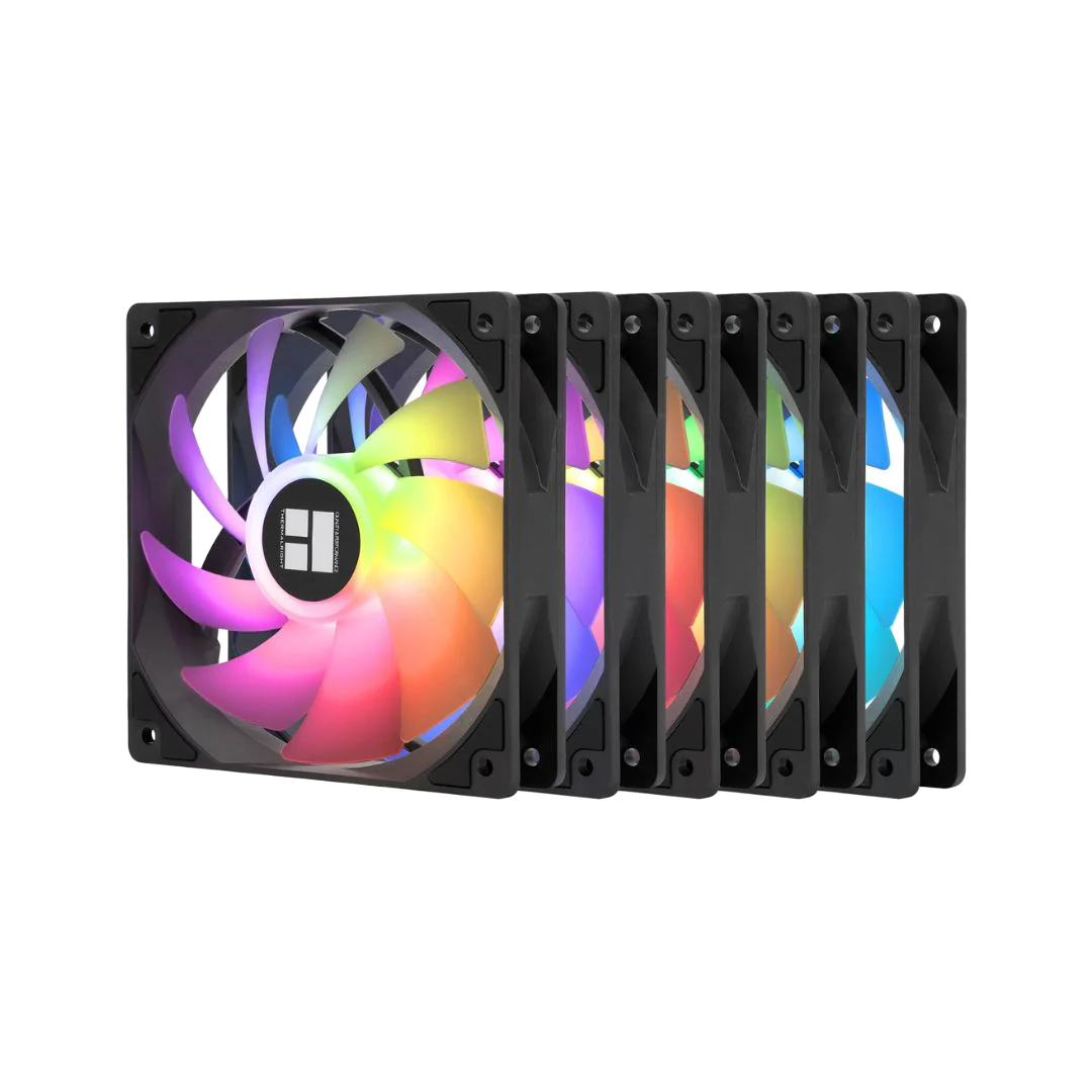 Thermalright TL-C12C-S 120mm ARGB Fan 5-Pack Black - 1