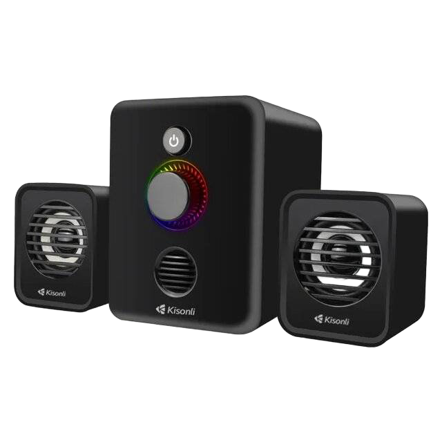 Kisonli U3000 2.1 Multimedia Speakers Black - 1