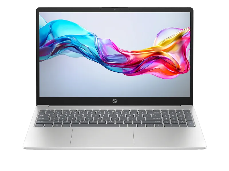 لابتوب HP 15″ Intel Core i3-1315U 4GB/256GB Intel UHD Graphics فضي - 1