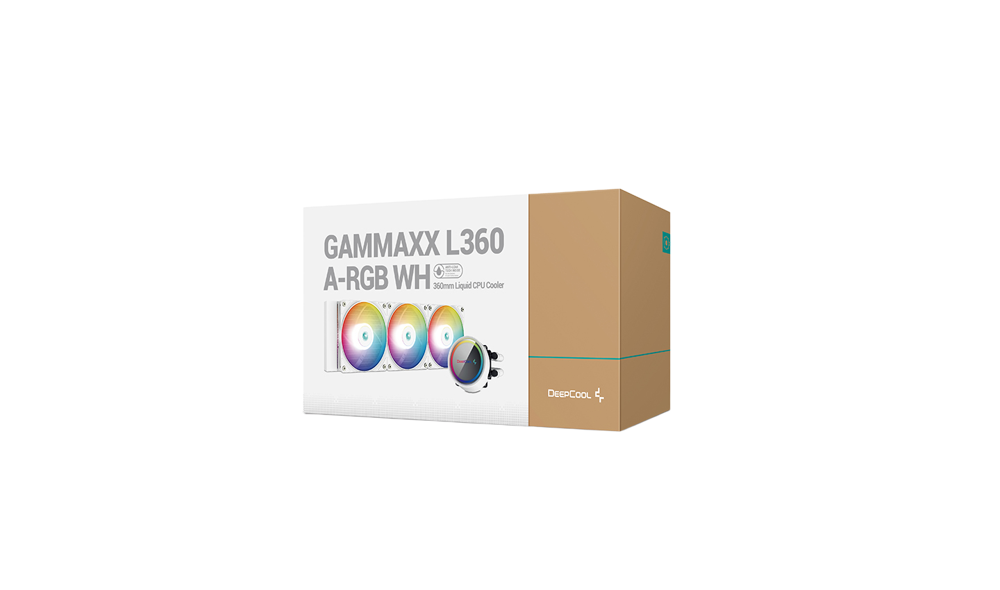 Deepcool GAMMAXX L360 A-RGB 360mm AIO Liquid Cooler White - 1