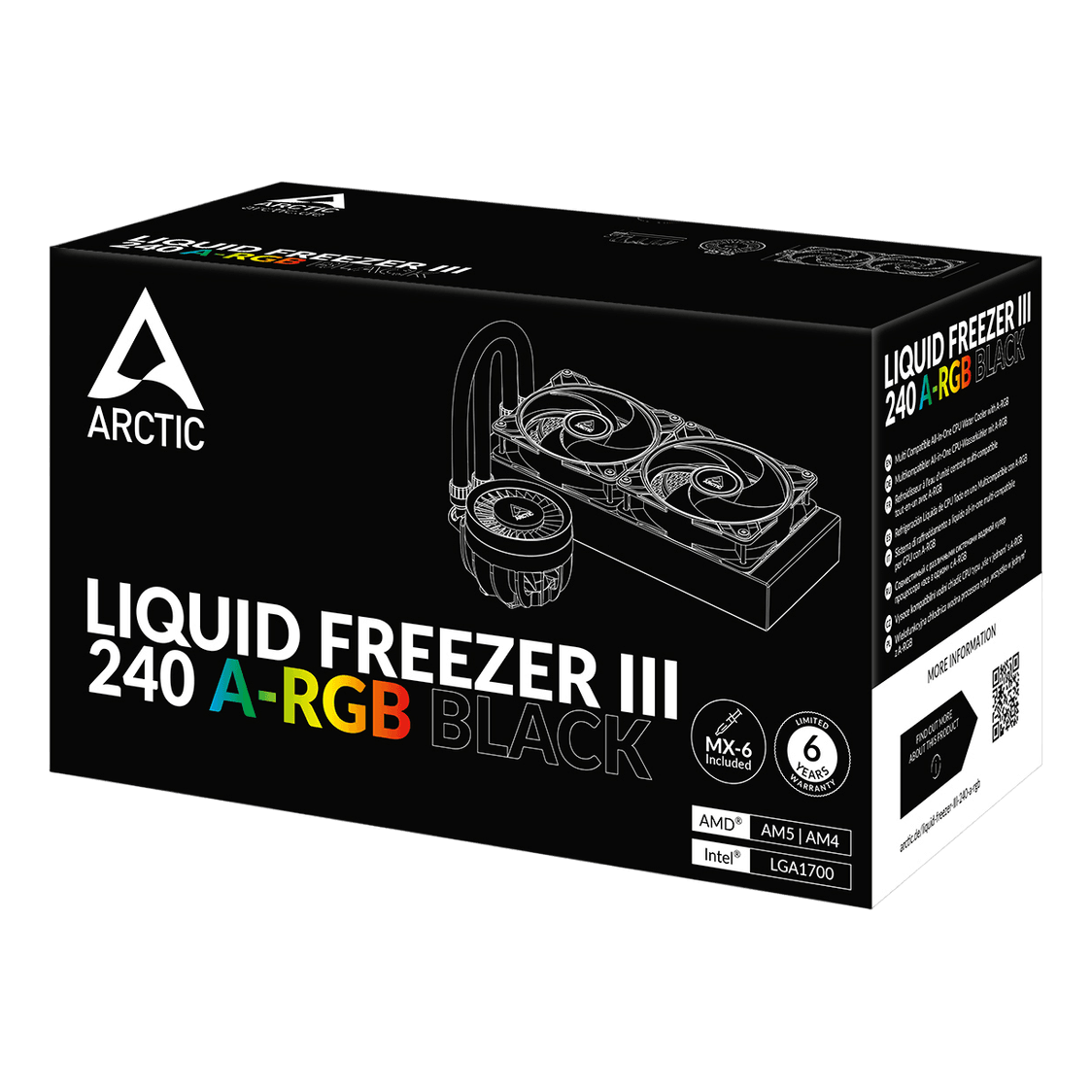Arctic Liquid Freezer III 240mm AIO Liquid Cooler ARGB - 1