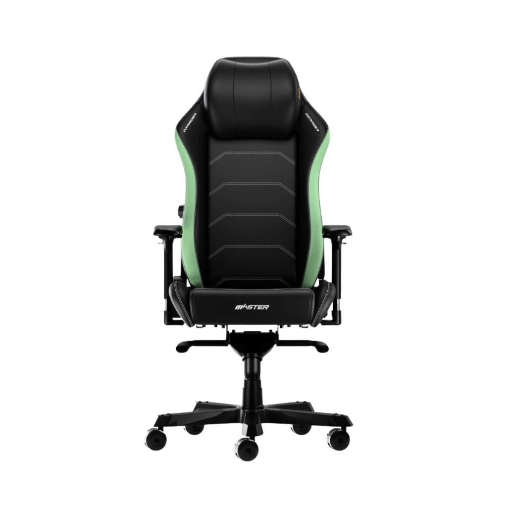 DXRacer Master Gaming Chair EPU Leather Black and Green - 1