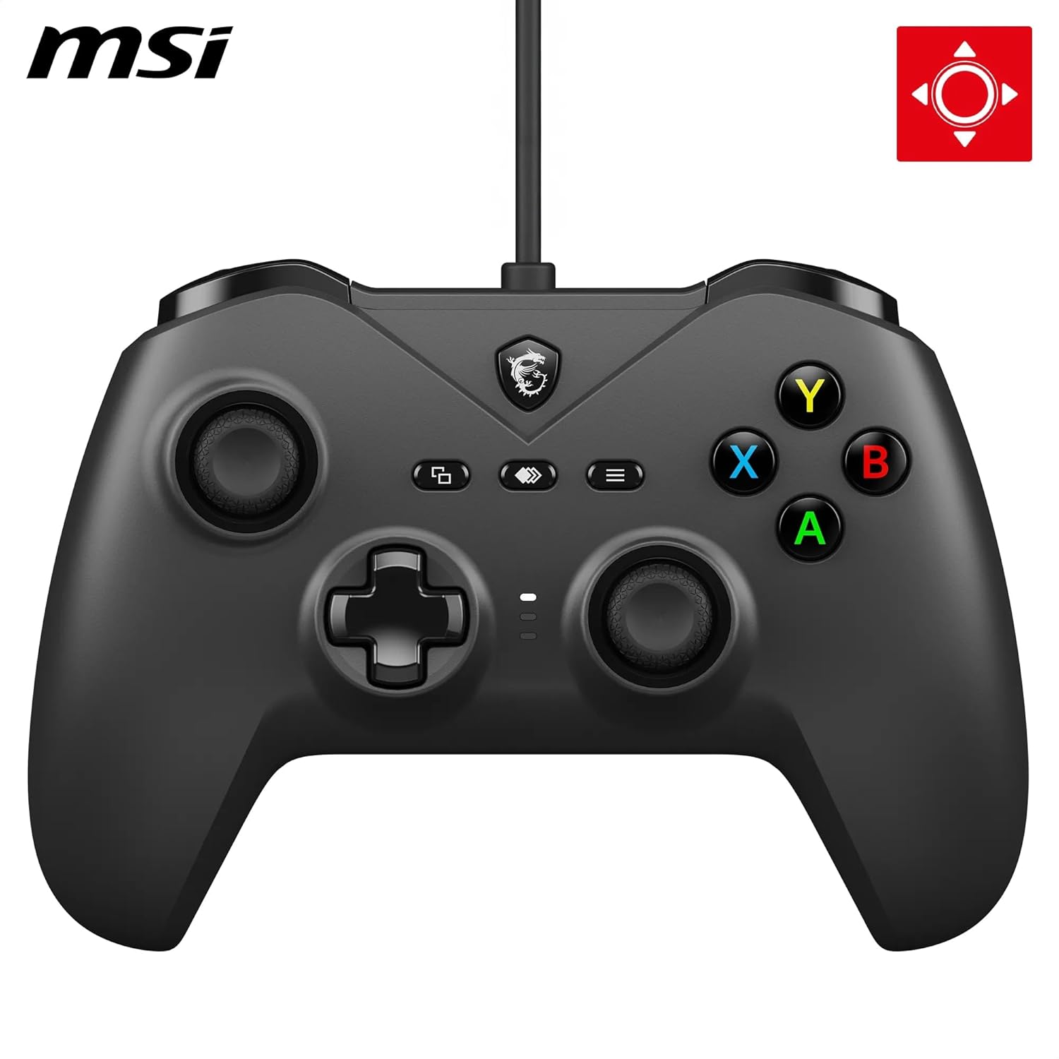 MSI Force GC200 Wired Gamepad Controller White - 1
