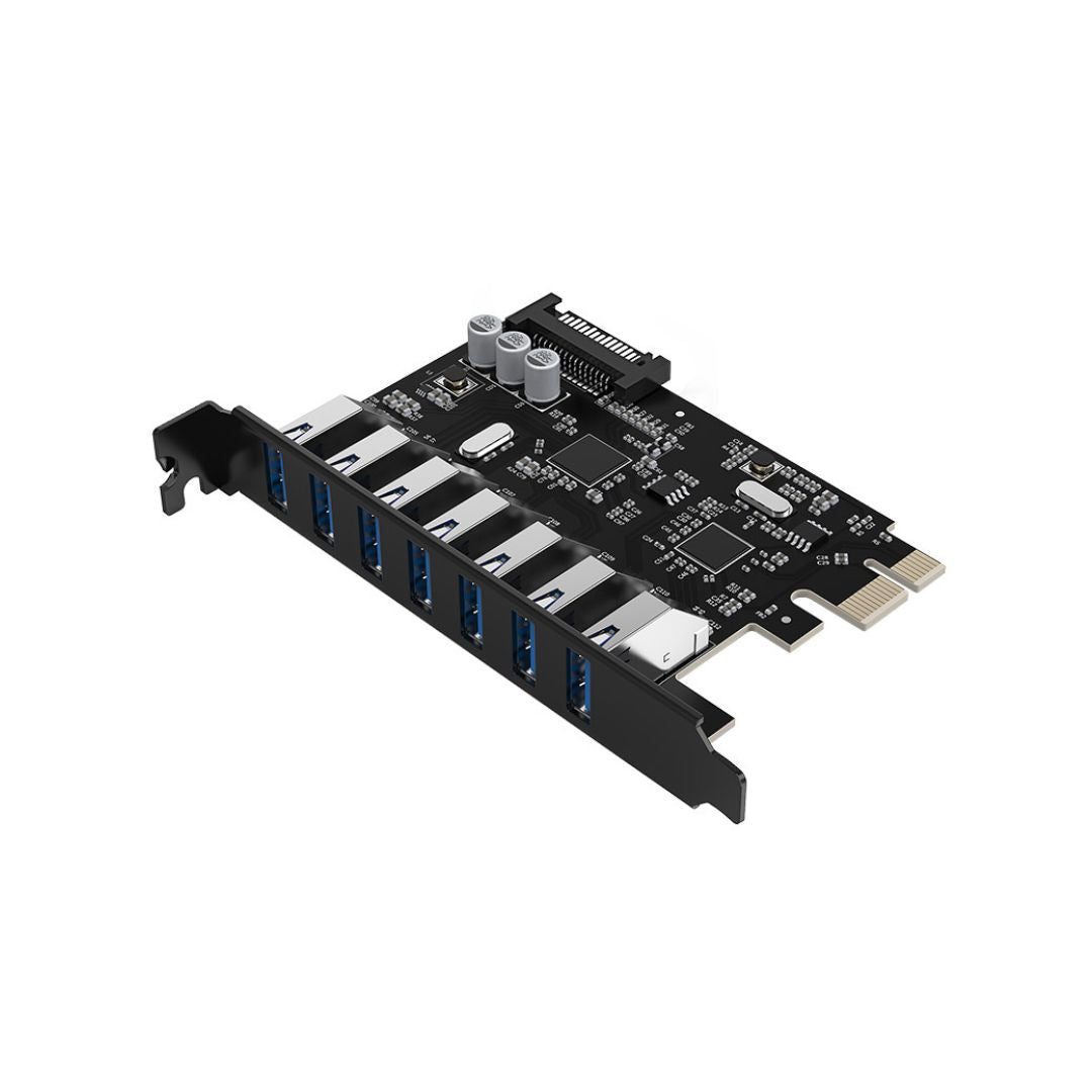 محول ORICO PVU3-7U PCI-E x1 إلى USB 3.0 7 منافذ - 1