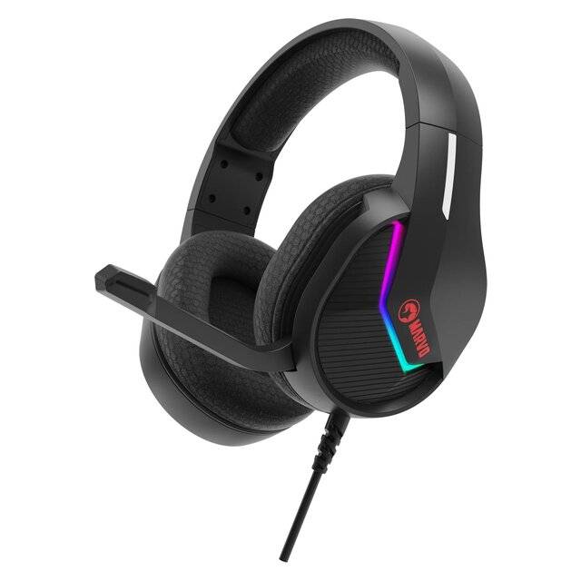 Marvo Tactic 40 USB Headset with Microphone RGB Black - 1