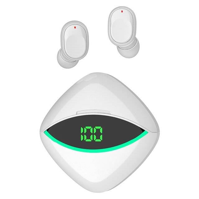 Jeqang JT-21S TWS Bluetooth Earbuds with Microphone White - 1