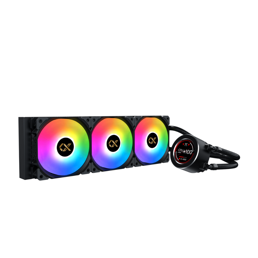 Xigmatek FROZR-O II 360mm AIO Liquid Cooler ARGB Black - 1