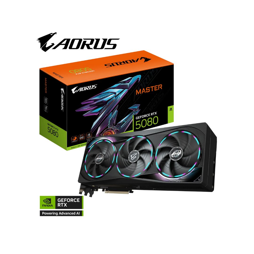 Gigabyte Aorus GeForce RTX 5080 16GB GDDR7 Master Edition - 1