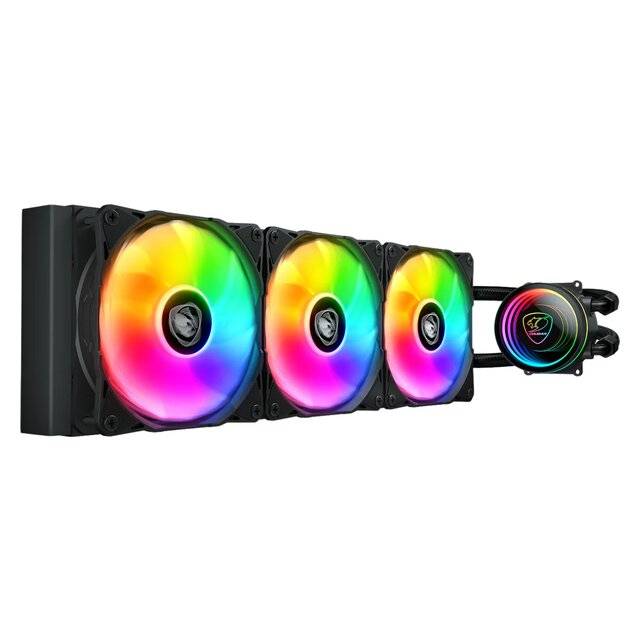 Cougar Poseidon Elite 360mm AIO Liquid Cooler Black ARGB - 1