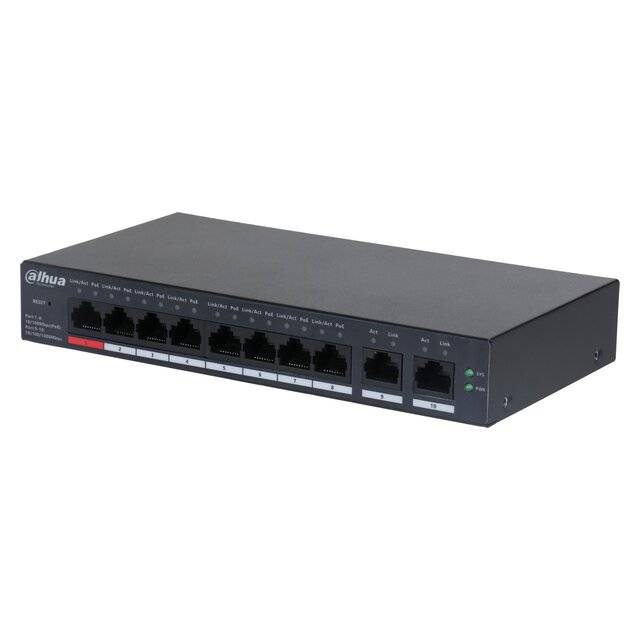 Dahua CS4010-8ET-110 10-Port Network Switch - 1