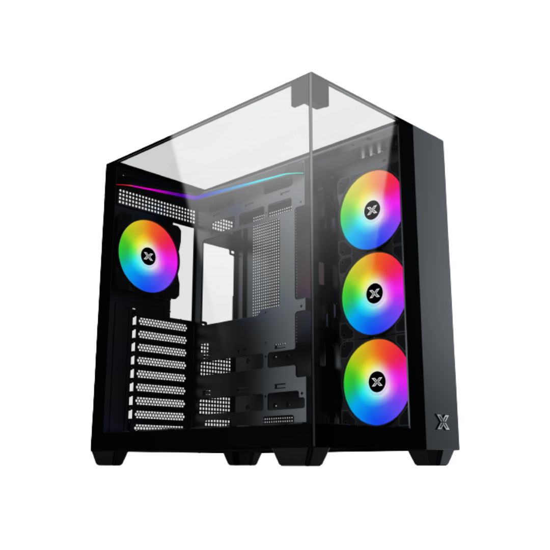 Xigmatek Aqua V Mid-Tower ATX Case Black - 1
