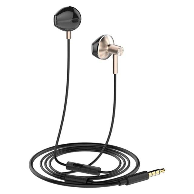 Ldnio HP09 Wired In-Ear Earphones with Microphone 3.5mm Gold - 1