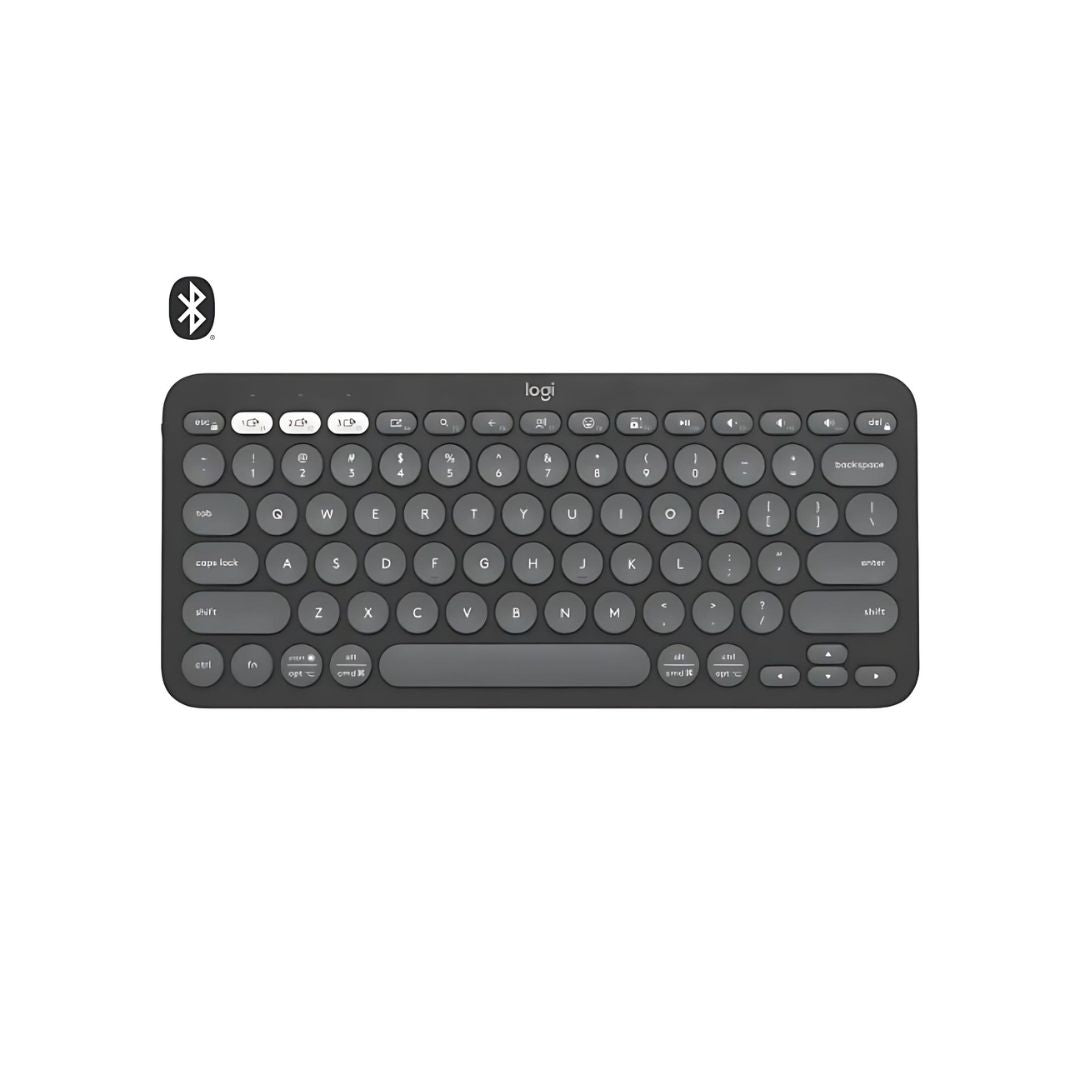 Logitech Pebble Keys 2 K380s Full-Size Bluetooth Keyboard - 1
