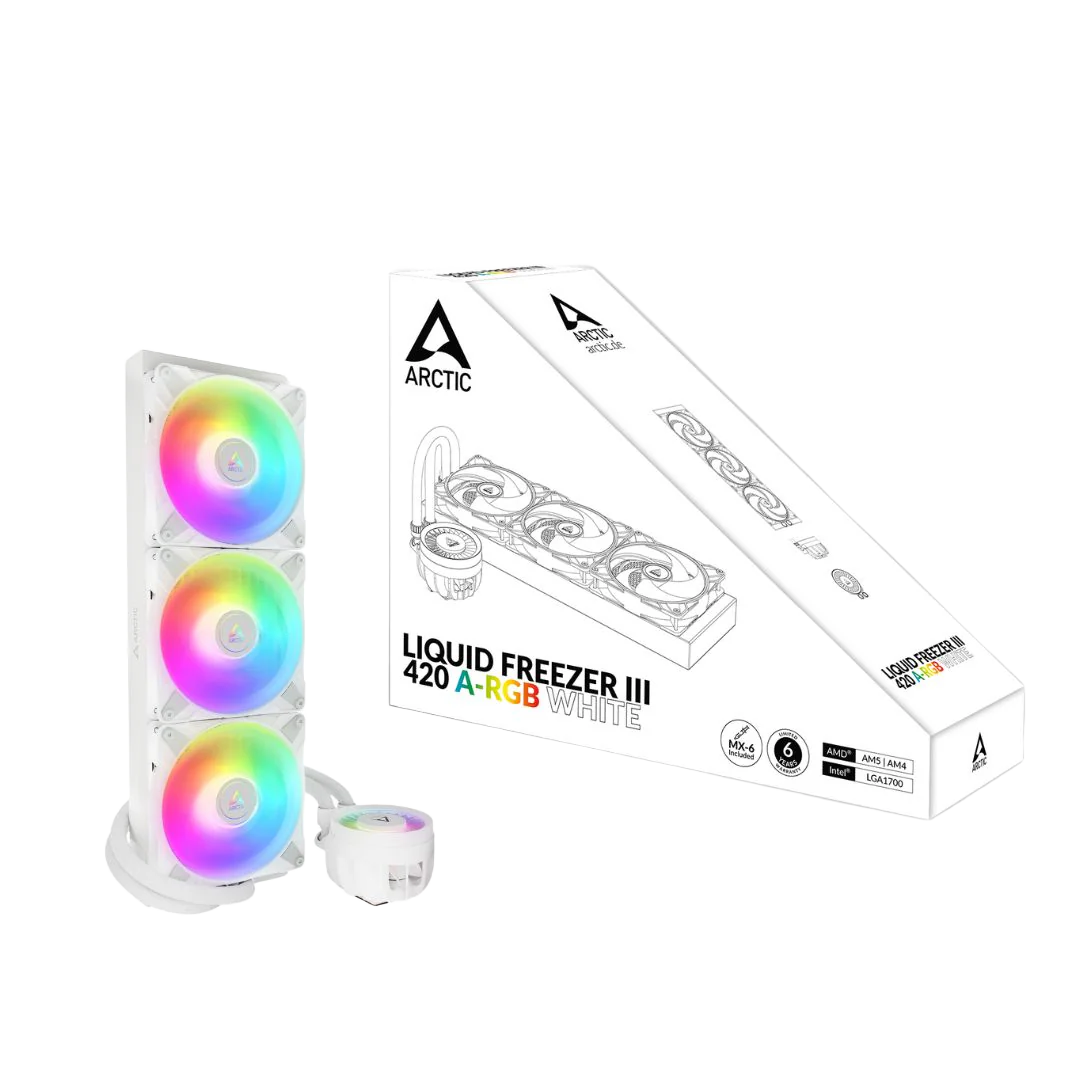 ARCTIC Liquid Freezer III 420 A-RGB AIO Liquid Cooler - 1