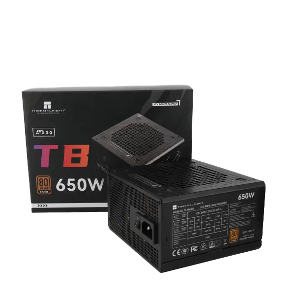 باور سبلاي Thermalright TB650S 650W 80+ Bronze غير قابل للفصل - 1
