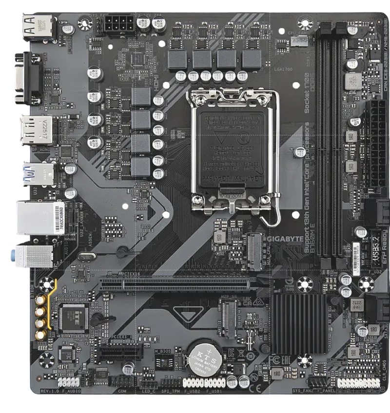 لوحة أم Gigabyte B760M Micro-ATX LGA1700 - 1