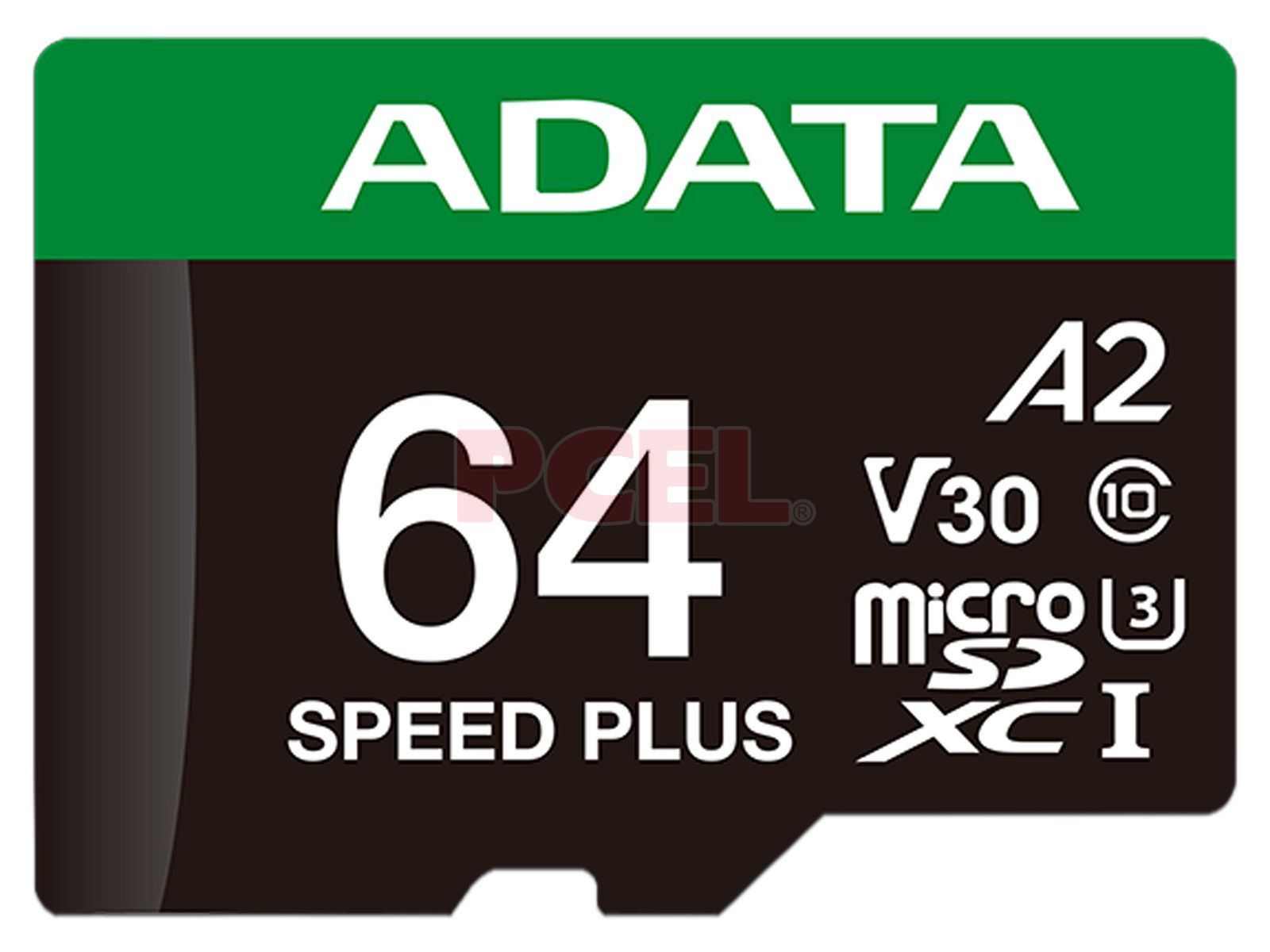 ذاكرة ADATA Speed Plus 64GB microSD UHS-I U3 V30 A2 180MB/s - 1