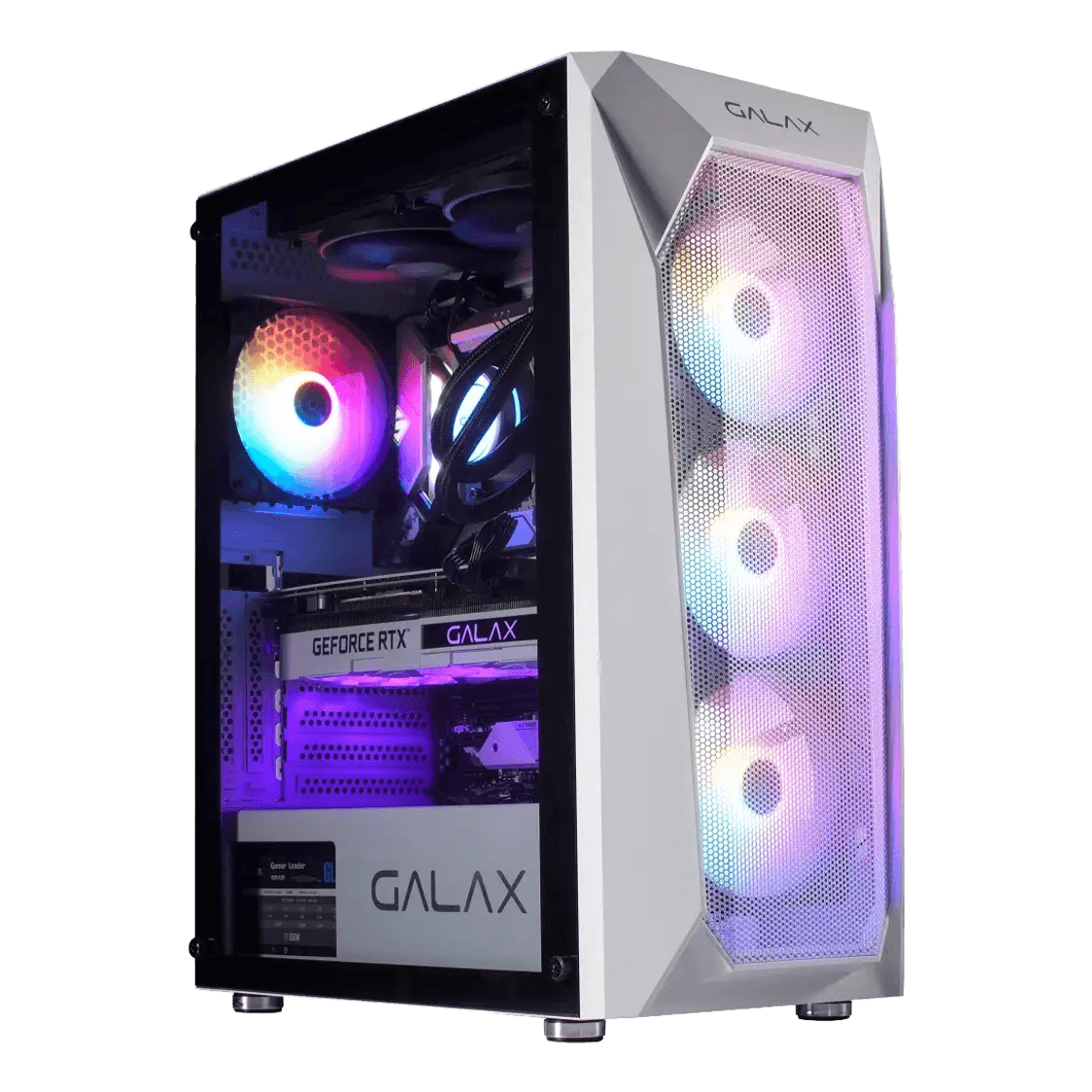 GALAX Revolution-05 Mid-Tower ATX Case Black ARGB 4 Fan - 1