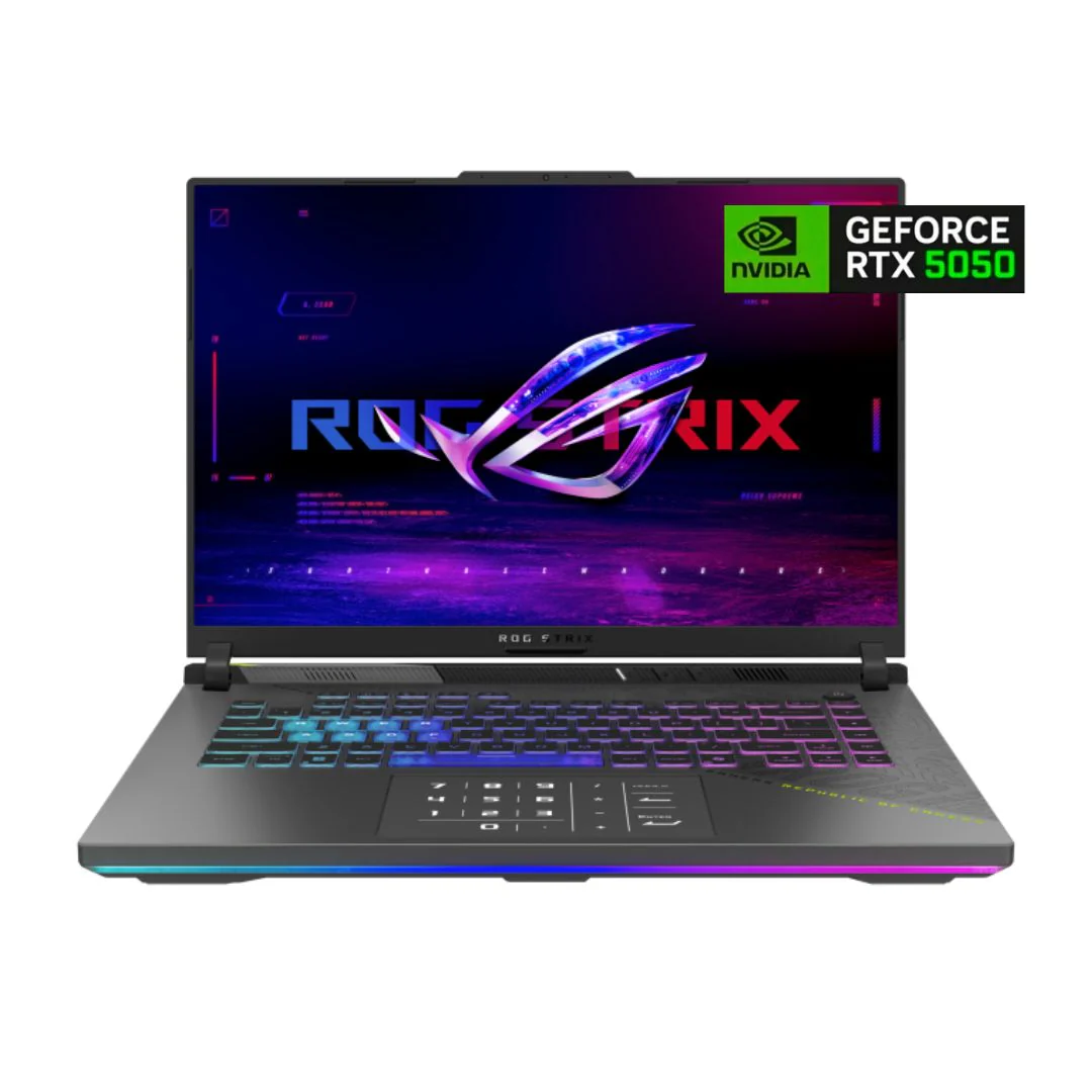 ASUS ROG Strix G16 G614PH-RV039, AMD Ryzen 9-8940HX, 32GB RAM, 1TB SSD, NVIDIA RTX 5050 8GB, 16.0" WUXGA 165Hz, Eclipse Gray - 1